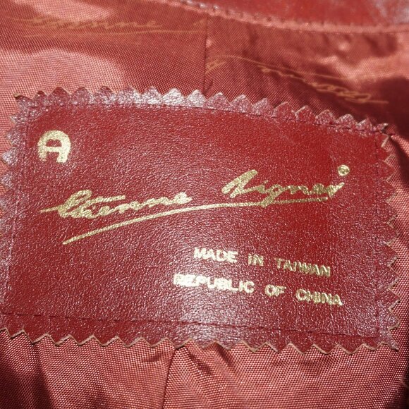 Vintage 70s Etienne Oxblood Leather - Picture 5 of 8